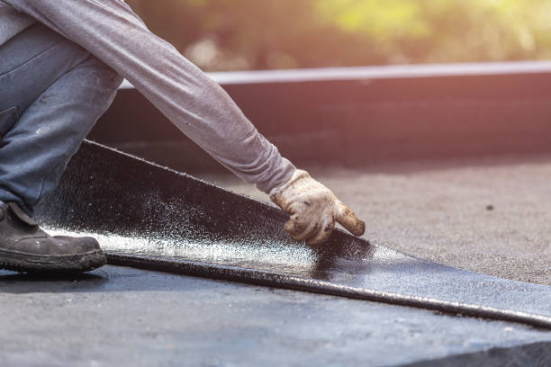 Professional Crawl Space Encapsulation technician working in Newark, NY